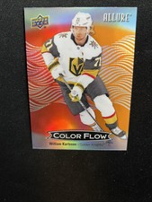 24-25 UD Allure Hockey Colorflow Red-Orange CFL-59 William Karlsson