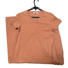 UNIQLO U Mini Dress Short Sleeve Terracotta M Size