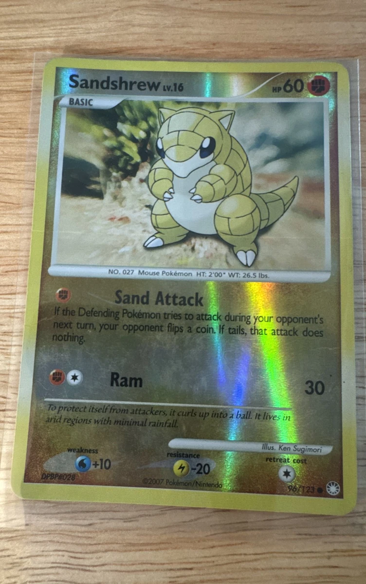 Sandshrew In Pokémon Individual Trading Cards for sale | eBay