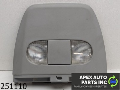 OEM 2006 Ford F-150 Roof Dome Map Light Overhead Compartment Sliding Rail Tan