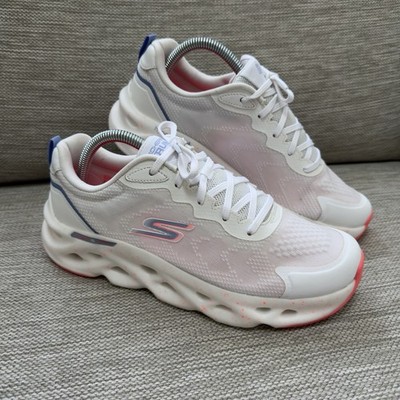 Skechers Go Run Swirl Tech Speed Damengröße 10 weiß Sportschuhe Turnschuhe