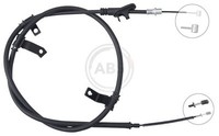 A.B.S. K17487 Handbremsseil Seilzug Bremsseil Hinten Links FüR Kia