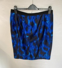 Image of Whistles Moonlight Print Skirt UK 16 Blue Black Midi NWT RRP £129