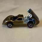 Hot Wheels Redlines 1969 Ford J-Car Olive Diecast 1:64 Opening Hood