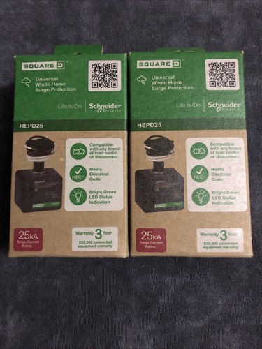 2- Square D 25KA HEPD25 Surge