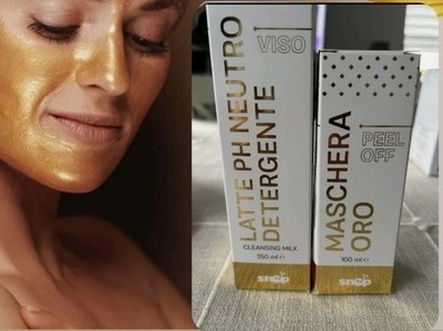 Snep Reinigungsmilch PH-neutral + Maske Gold, Peel Off
