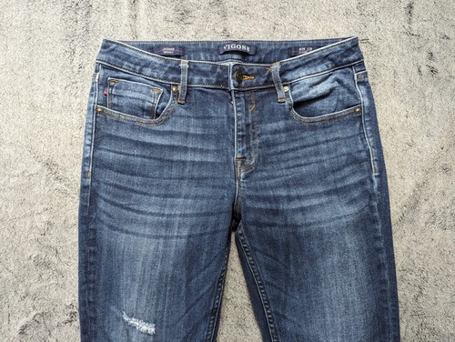 Vigoss Jagger Skinny Classic Fit Jeans Women's Size 29 Medium Wash Distressed - Picture 3 of 16