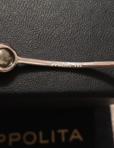 IPPOLITA $395 Rock Candy Wonderland 5 Stone 925 Sterling Silver Bangle Kelly - Picture 7 of 8