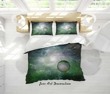 3D Space Quilt Cover Set Duvet Cover Bedding Pillowcases