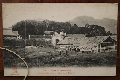Old postcard AK 1905's Tuyen Quang Indo China Viet Nam Indochina Citadel