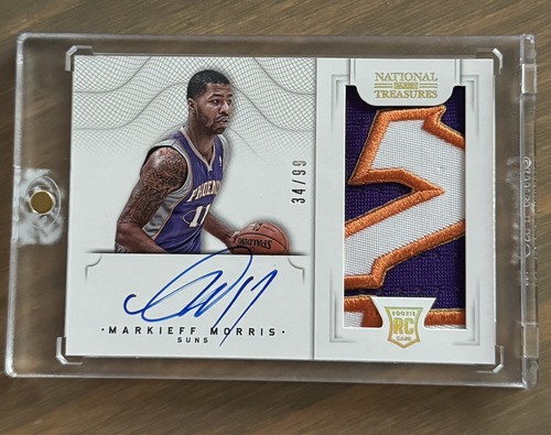 2012-13 National Treasures #112 Markieff Morris Rookie RC Patch Auto RPA /99