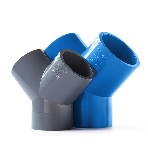 Pieza de PVC Y tubo rama de tubo rama en Y pieza estanque piscina filtro Ø50 mm / 63 mm/75 mm - Imagen 5 de 12