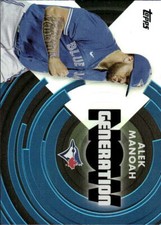 2022 Topps Alek Manoah #GN-54 Generation Now Toronto Blue Jays 1R