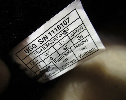 NUEVO UGG Elisa Genuino Oveja Pull-on con Correa Botín EE. UU. 11/42 Gamuza Negra - Imagen 12 de 12