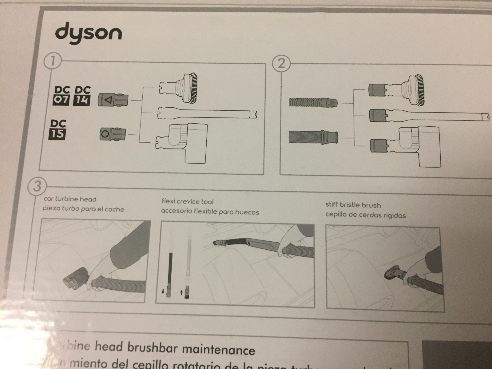 Genuine Dyson Car Cleaning Kit Attachment Set 08909-01 10697.01 - Picture 8 of 11