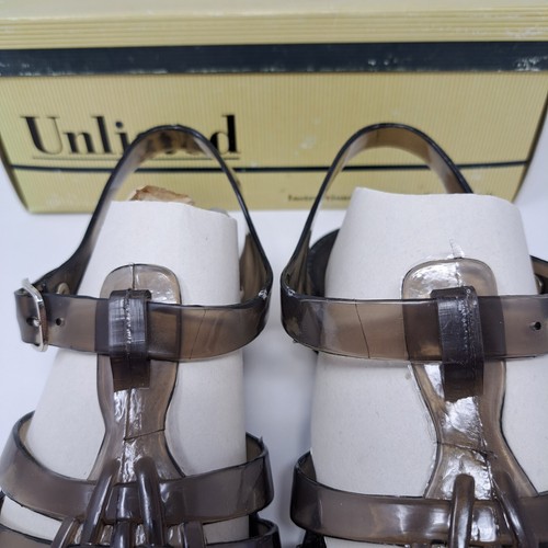 Sandalias para mujer Kenneth Cole sin listar bailarín de jalea de playa con correa en T nuevo de lote antiguo - Imagen 3 de 15