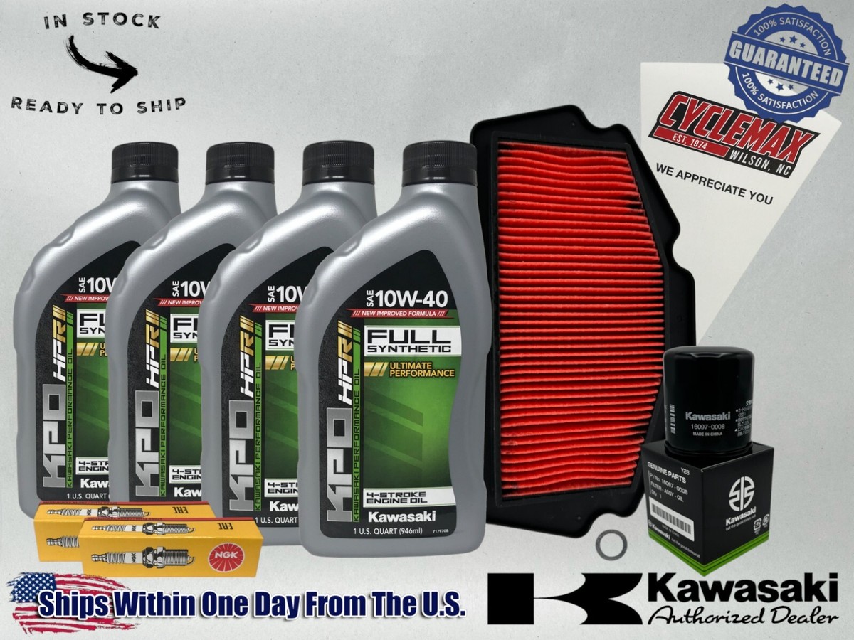 【ＳＪ】 Cyclemax Full-Synthetic KPO Tune-Up Kit fits 2024-2025 Kawasaki