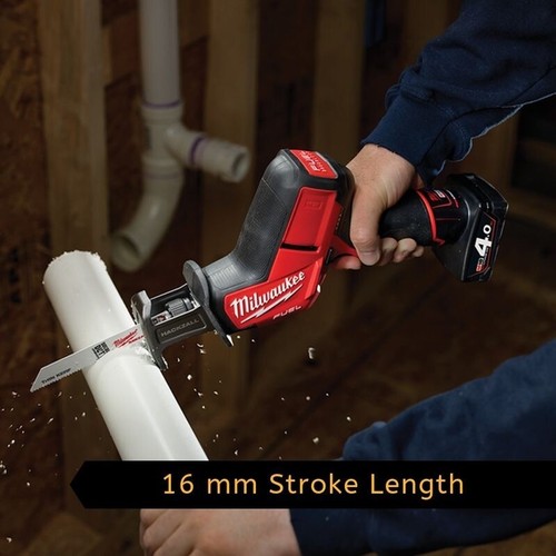 Milwaukee M12 Fuel Brushless Hackzall 12V Lithium Ion Cordless Recip Saw Kit NEW - Picture 3 of 4