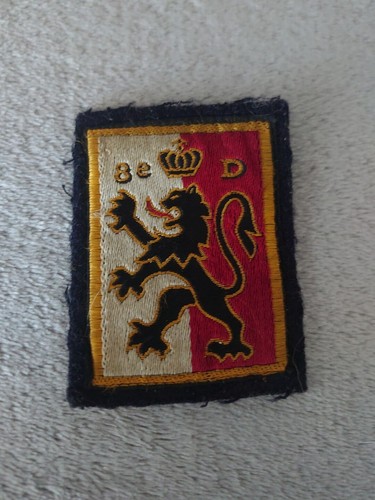 Ecusson Tissu 19e Division D'infanterie Algérie – Insigne Ancien, Usures, Collection