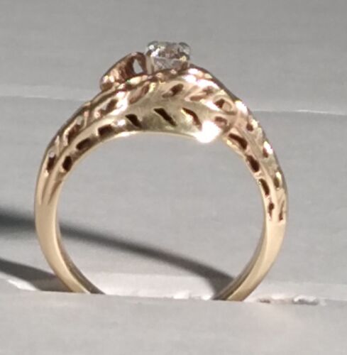Antique European Cut Diamond Ring - image 1