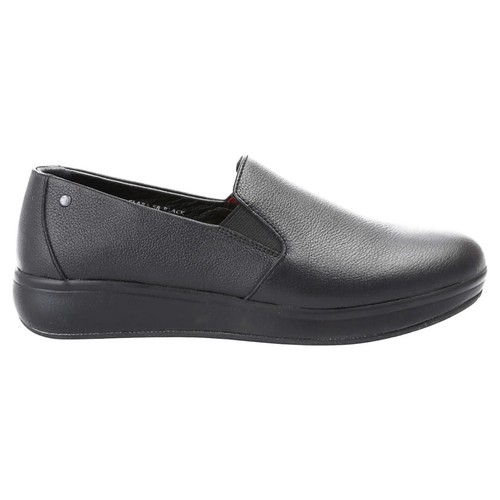 NEU Damen Joya Clara Schwarz Leder Slipper Halbschuh Komfort Wanderschuh 41 9,5