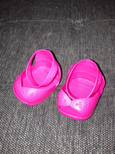 Vintage Cabbage Patch Kids/Totsy/Doll Shoes, Pink Strap Shoes/Sandals Small