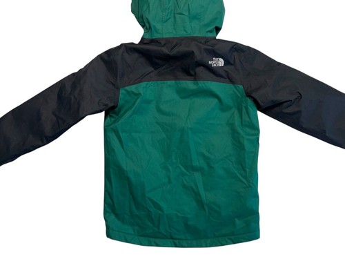 THE NORTH FACE Green/Black DRYVENT FLEECE-LINED JACKET Rain Ski Hike Kid YOUTH 5 - Picture 8 of 8