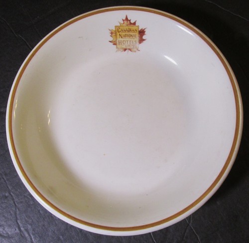 Canadian National Hotels Restaurant China Bowl By Royal Doulton Railroad Owned
