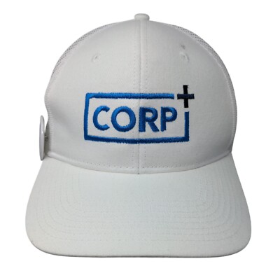 Corp+ Motel 6 Studio Snapback Trucker Hat White OSFA Port Authority