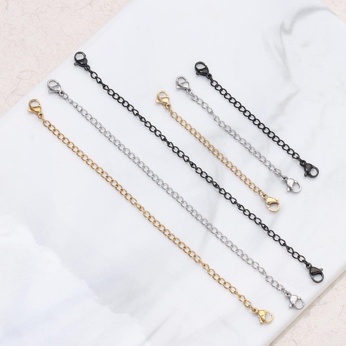 Accessories DIY Necklace Bracelet Lobster lock Extender /Safety Chain Extender - Picture 12 of 15