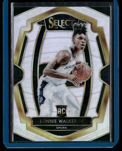 2018-19 Panini Select #174 Lonnie Walker IV Silver Prizms RC