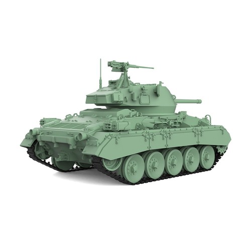 SSMODEL SS16512 V1.9 1/16 Kit Modelo Militar EE. UU. M24 Chaffee Light Tank IMPRESIÓN 3D - Imagen 2 de 5