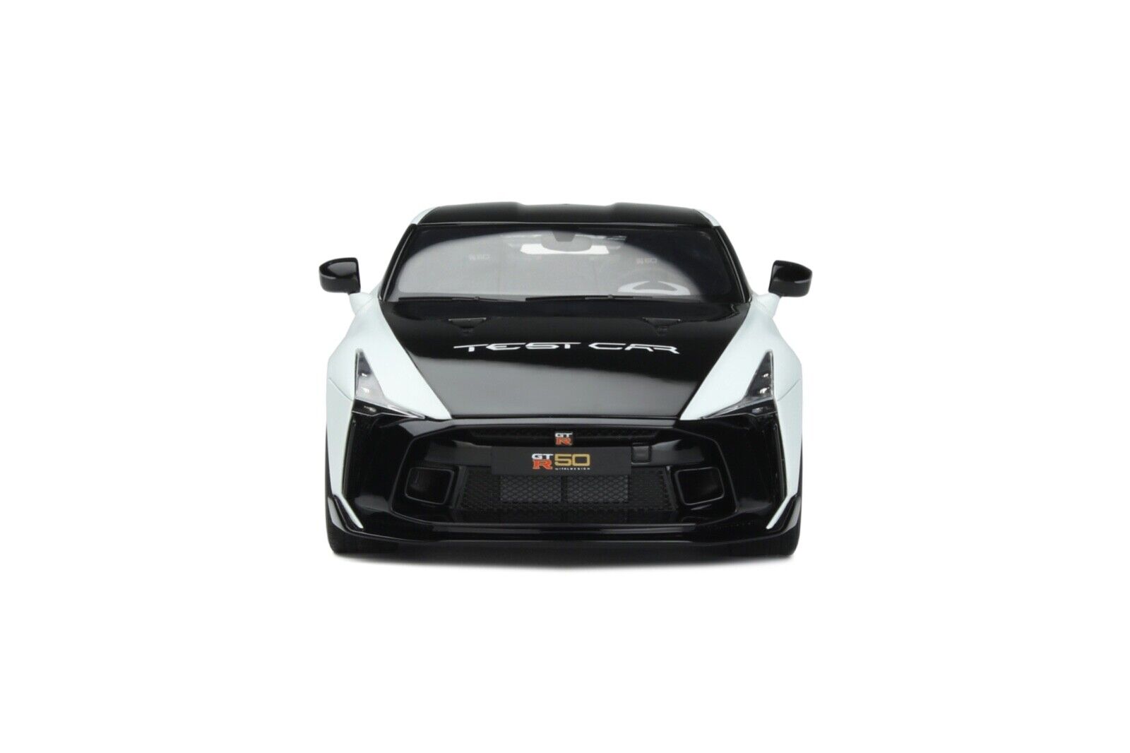 1/18 GT Spirit Nissan GT-R 50 GTR Test Car White and Black from 2021 GT853