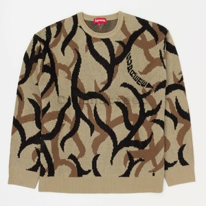 SUPREME Military Camp Tan Black Tribal Camo box logo F//W 19