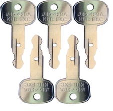 Fits 459A Kubota Excavator & Wheel Loader Replacement Key *5 Pack*