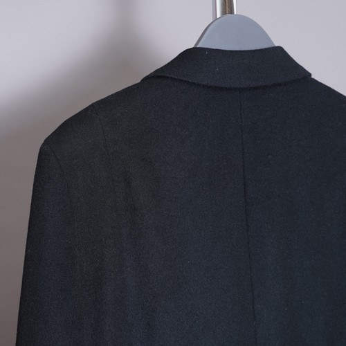 ALL SAINTS Coat Mens UK38 EU48 Black Wool Overcoat Mac Celebrity MC047P Hilt - Picture 20 of 22