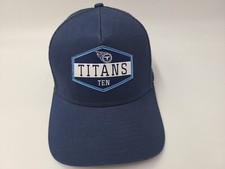 Tennessee Titans New Era 9Forty Mesh Trucker Snapback Hat Cap NFL Football Blue