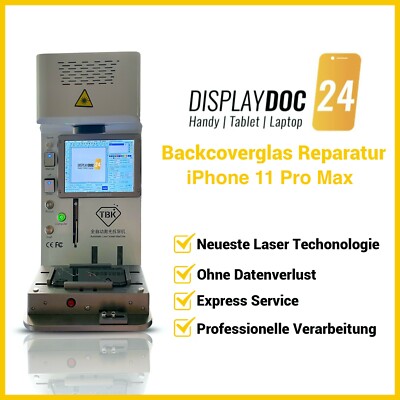 Backcover Glas Reparatur für Original Apple iPhone 11 Pro Max Freiburg & Versand