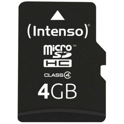 Intenso microSDHC Speicherkarte Class4 micro SDHC Card inkl.SD-Adapter