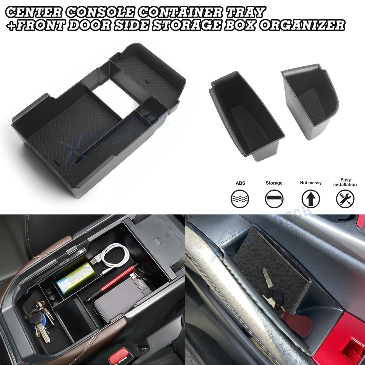 arise1030オーダーページ Center Console Insert Storage Box Door Handle Organizer For Mazda