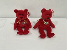 Ty 1999 Beanie Baby Osito Bear - 2 Pieces
