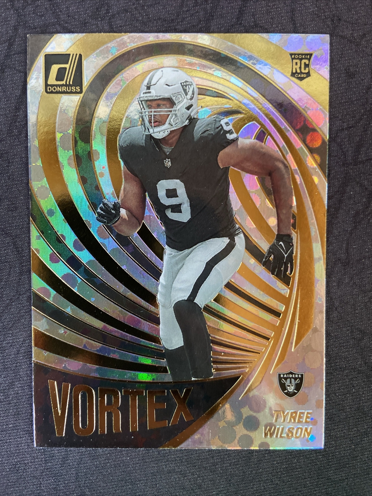 2023 Panini Donruss Tyree Wilson Vortex #VOR-20 Raiders