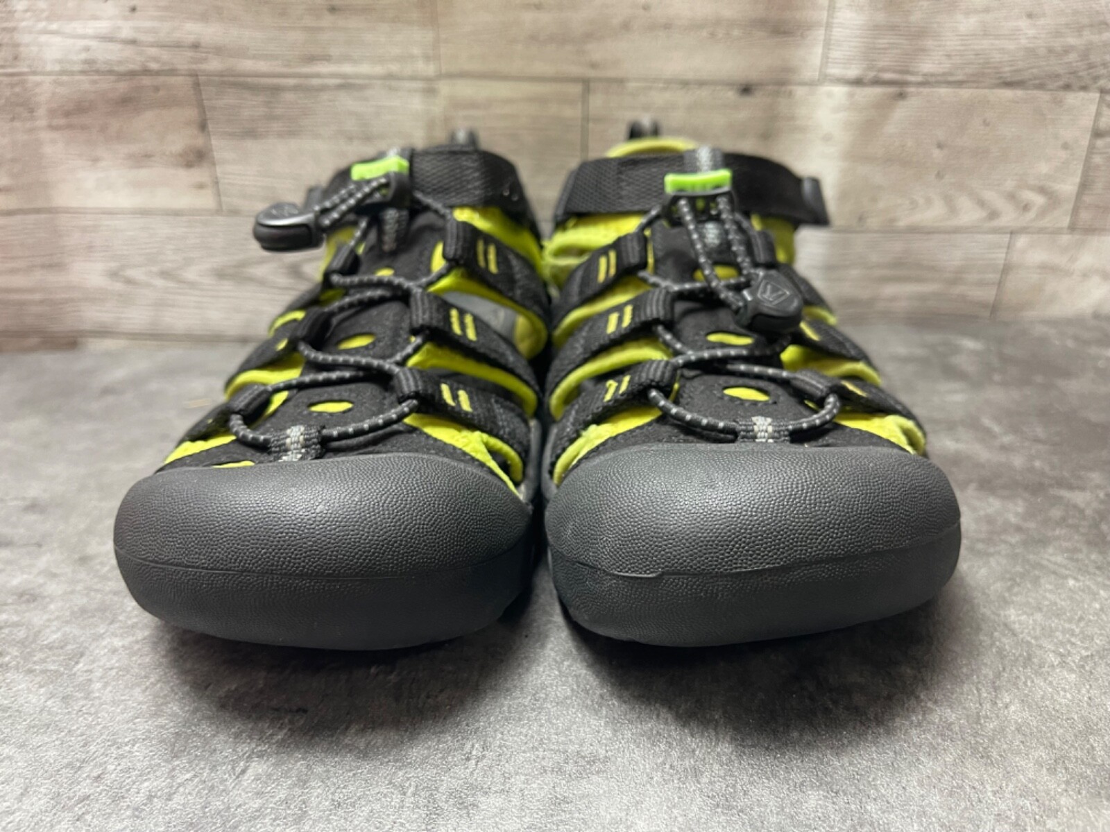 Sandali Keen bambini 4M Newport H2 scarpe nero giallo impermeabili escursionismo sport acquatici