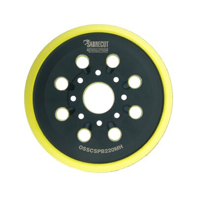 SabreCut 125 mm Klett Schleifunterlage für Bosch GEX125 PEX220 Skil