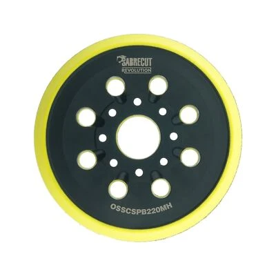 SabreCut 125mm Hook & Loop Sanding Backing Pad for Bosch GEX125 PEX220 Skil