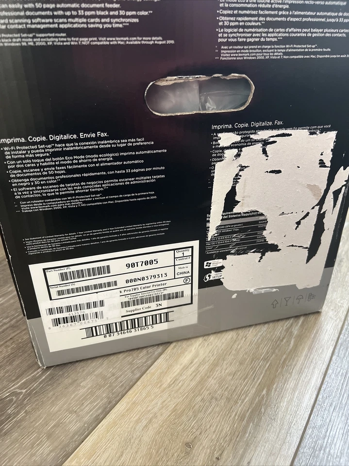 Lexmark Prevail Pro705 All-In-One Inkjet BRAND NEW Printer COLOR FAX, SCAN COPY - Image 3 of 4