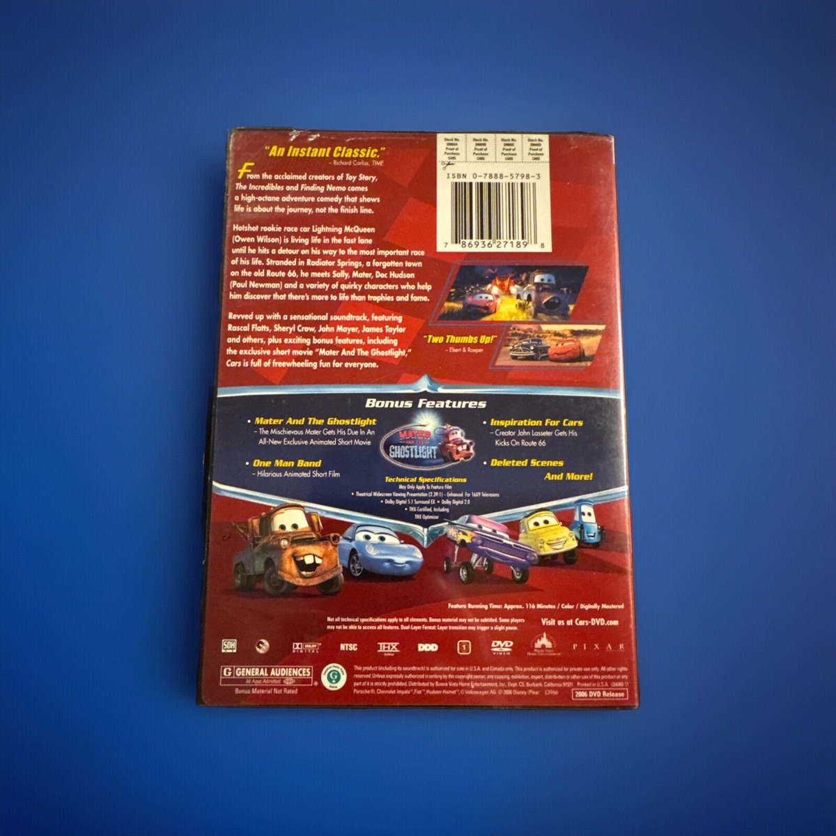 D'ERLANGER FC限定DVD 2009 Disney Pixar - Cars (Single-Disc Widescreen Edition) - DVD