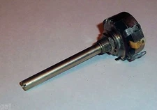 Clarostat RA20NASK251A Potentiometer 250 Ohm Variable 2" Long Slotted Shaft     