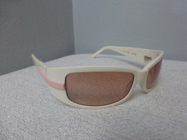 Rare FURLA LOVERS SU4521 White and Pink! SUNGLASSES