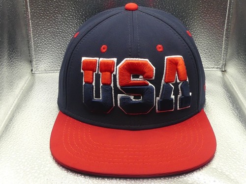 USA Essencial Black Red White American Flag Themed Adjustable Snapback Hat Cap - Picture 13 of 13
